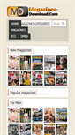 Mobile Screenshot of magazines-download.com