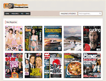 Tablet Screenshot of magazines-download.com